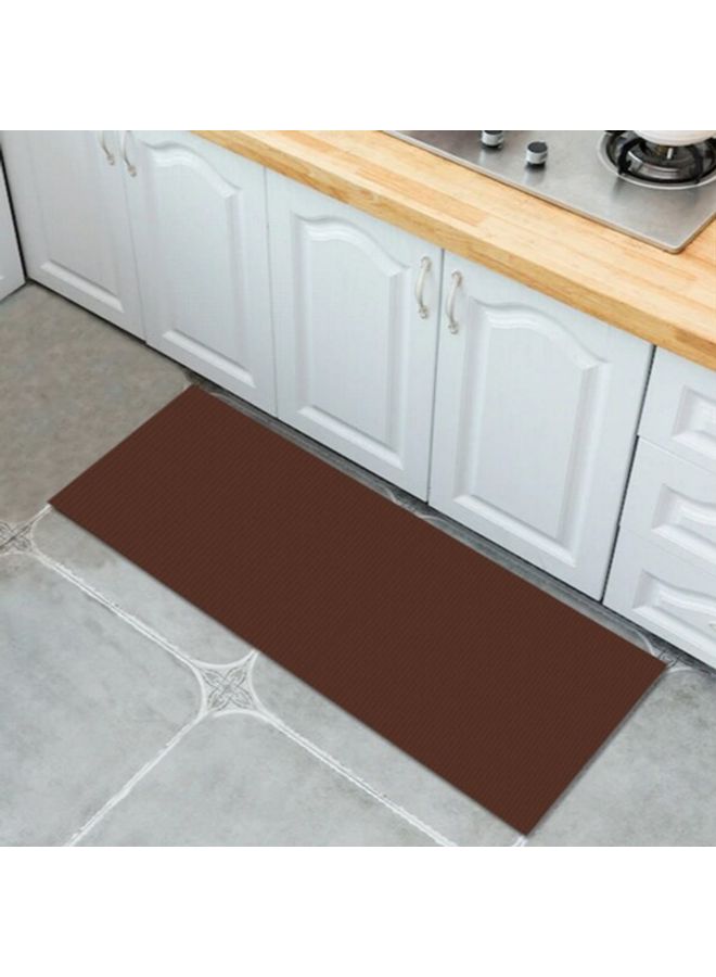 Simple Style Household Entrance Anti-Skidding Rug Brown 50x160cm  - Image 3