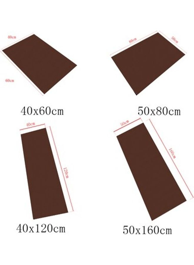 Simple Style Household Entrance Anti-Skidding Rug Brown 50x160cm  - Image 4