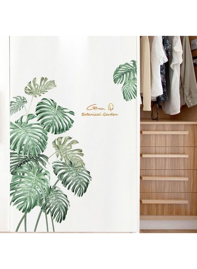 ملصق جداري بتصميم نباتات استوائية أخضر 60 x 90سم  - Image 4