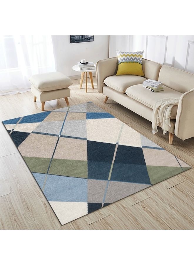 Printed Floor Rug Multicolour 120x160cm - Image 1