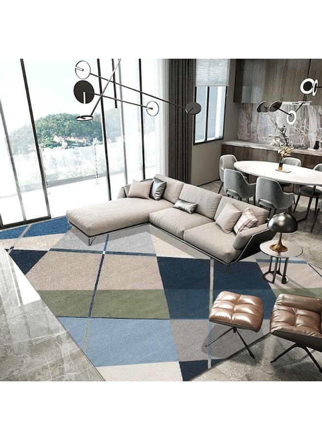 Printed Floor Rug Multicolour 120x160cm - Image 2