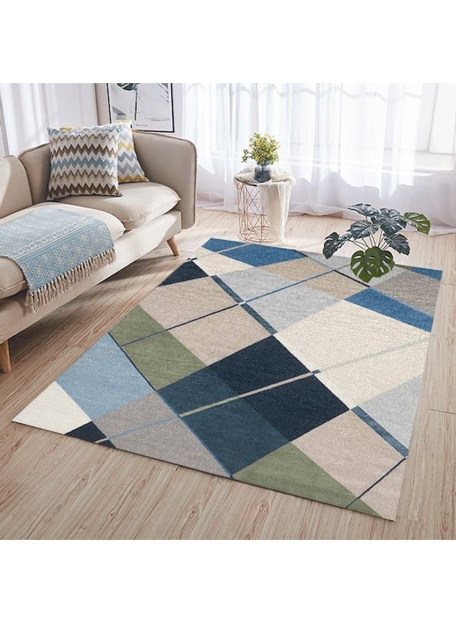 Printed Floor Rug Multicolour 120x160cm - Image 3
