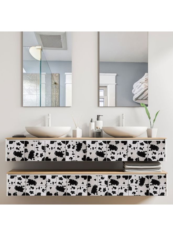 18-Piece Decorative Tile Wall Sticker Set Blue 60x  90cm  - Image 4