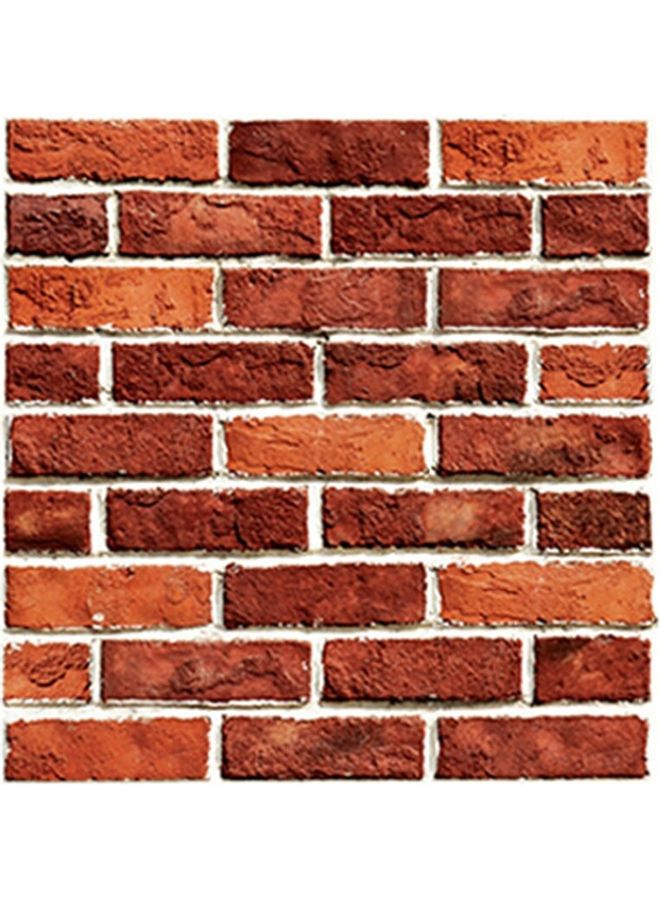 Generic - 3D Self-Adhesive Decorative Wall Sticker Brown/White - Image 1