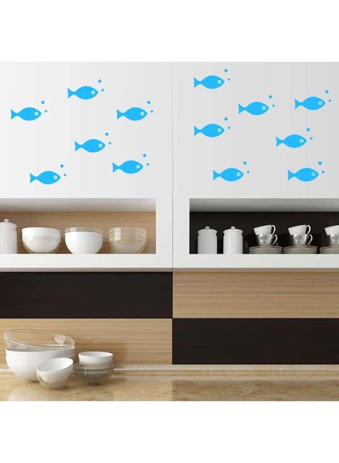 1-Set Cartoon Goldfish Kids Room Wall Decal Sticker Multicolour 60x90cm - Image 3