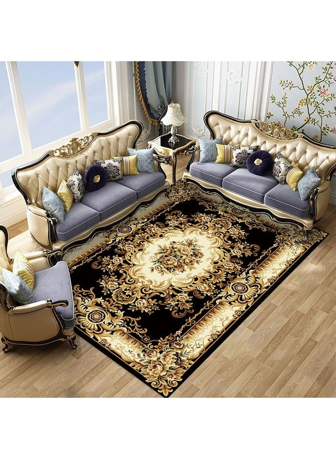 Rectangular Carpet Black/Beige/Brown 80x120cm  - Image 1