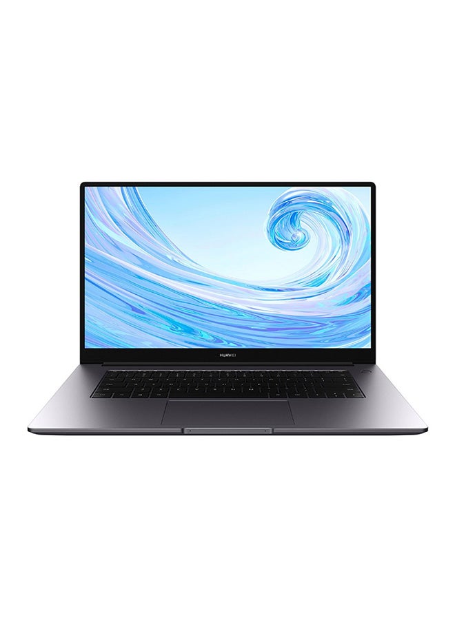 HUAWEI - Matebook D15 With 15.6-Inch Display, Ryzen 7 Processor/8GB RAM/512GB SSD/AMD Radeon Vega 8 Graphics English/Arabic Space Grey - Image 1