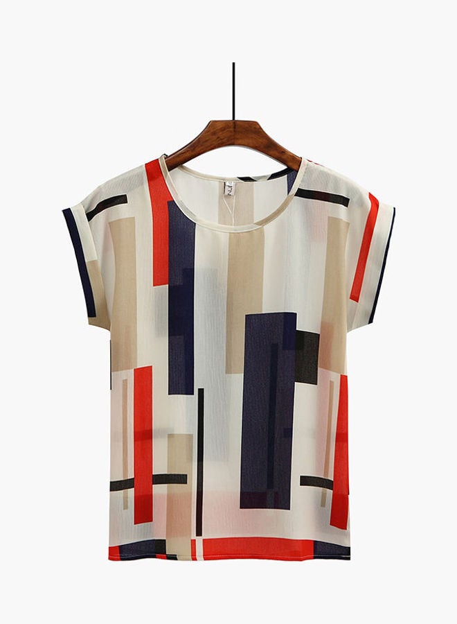 قميص بفتحة رقبة دائرية - Image 1