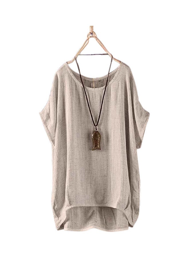 Casual Flax Tops Grey - Image 1