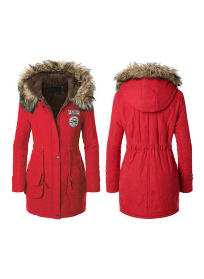 Winter Coat Red - Image 3