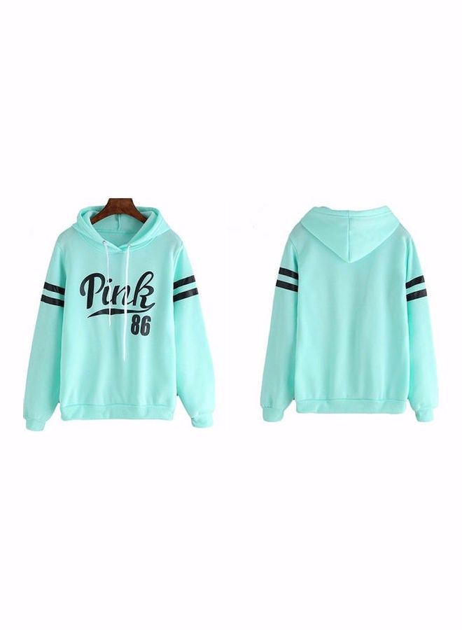 Generic - Printed Hoodie Green/Black - Image 1