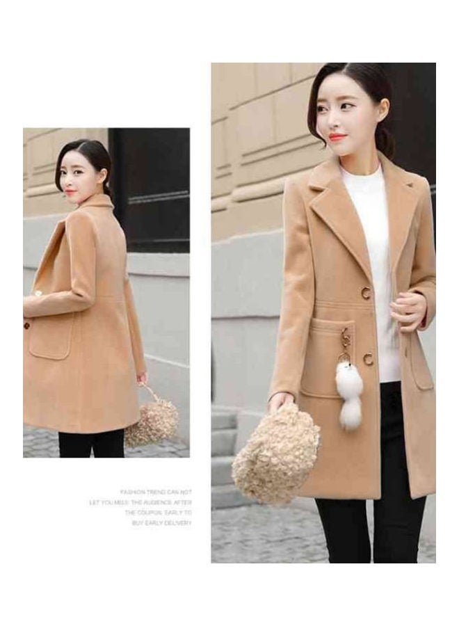 جاكيت سادة كاكي - Image 3