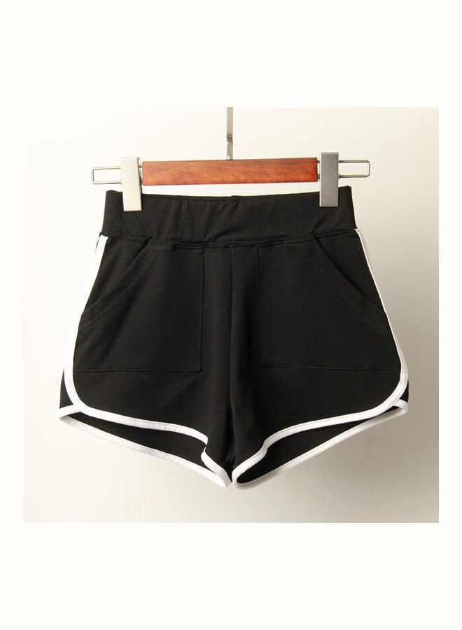High Rise Shorts Black