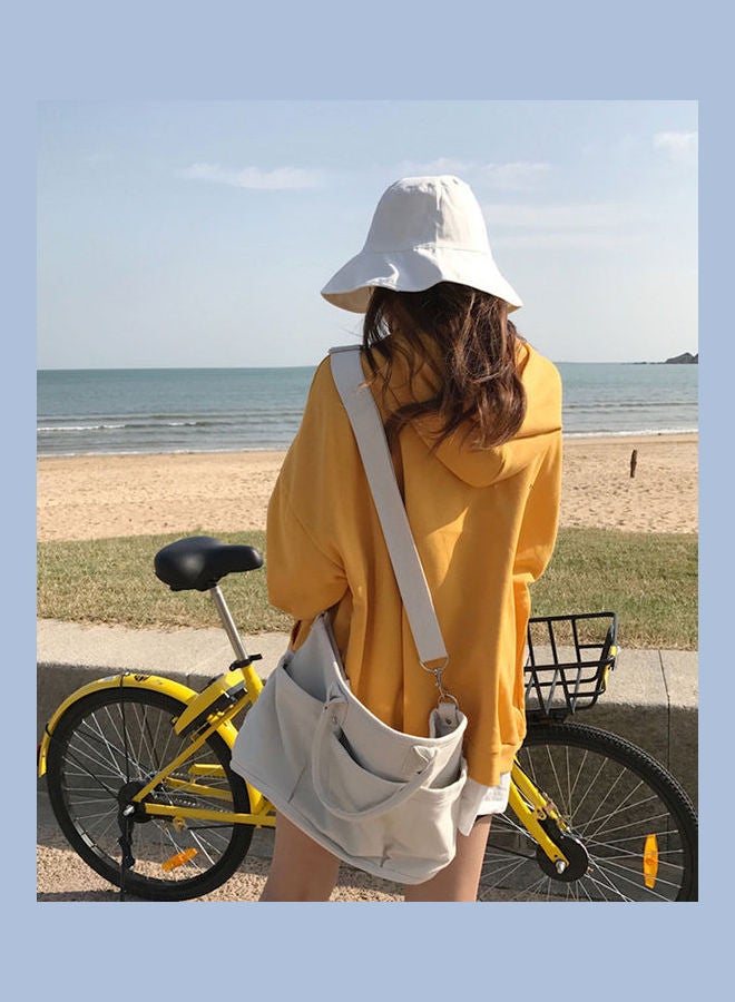 Printed Hoodie Yellow - Image 2
