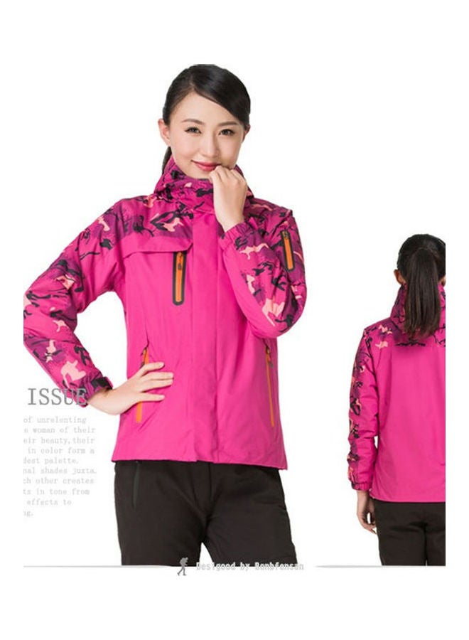 Printed Sports Jacket Pink - Image 2