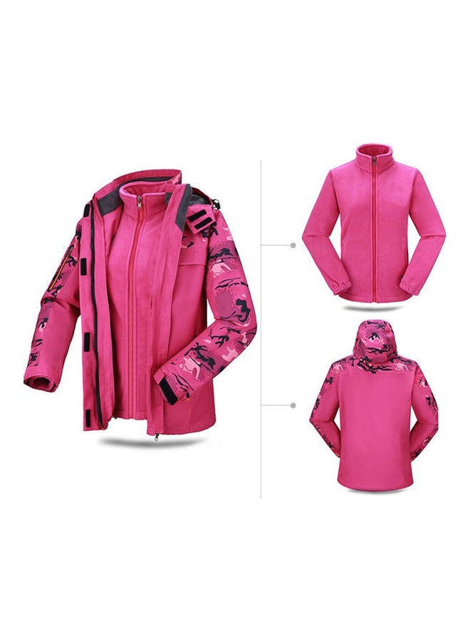 Printed Sports Jacket Pink - Image 3