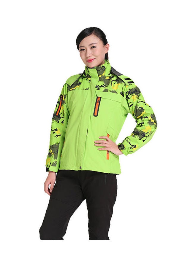Printed Sports Jacket Green - Image 1