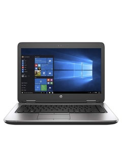 إتش بي لاب توب برو بوك 640 G2 بشاشة 14 بوصة ومعالج إنتل كور i3 وذاكرة رام 4 جيجابايت ومحرك أقراص صلبة ‏1 تيرابايت وبطاقة رسومات إنتل 620 إتش دي عالية الوضوح أسود  - Image 1