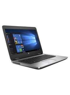 إتش بي لاب توب برو بوك 640 G2 بشاشة 14 بوصة ومعالج إنتل كور i3 وذاكرة رام 4 جيجابايت ومحرك أقراص صلبة ‏1 تيرابايت وبطاقة رسومات إنتل 620 إتش دي عالية الوضوح أسود  - Image 2