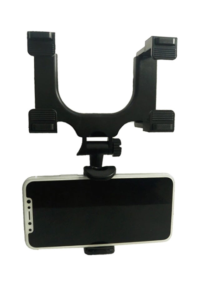 AMTCO Universal Rearview Mirror Car Mount For Most Mobile Phones Black  - Image 1