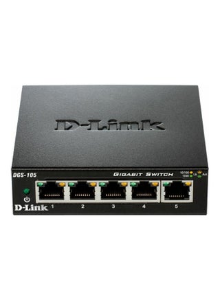 5-Port Gigabit Unmanaged Desktop Switch black/grey - v1610697746/N43747769A_1