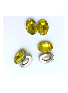 Generic 6-Piece Oval Shaped Glass Crystal  - Image 1