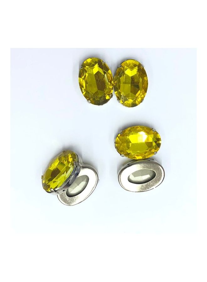 Generic - 6-Piece Oval Shaped Glass Crystal - Image 1