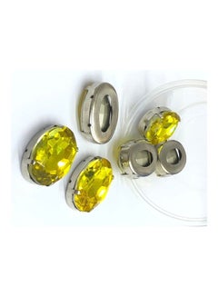 Generic 6-Piece Oval Shaped Glass Crystal  - Image 2