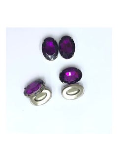 Generic 6-Piece Oval Shaped Glass Crystal  - Image 1