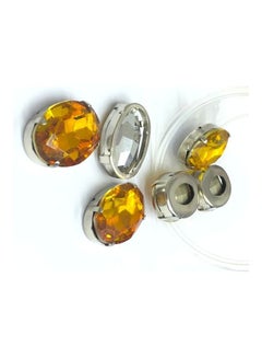 Generic 6-Piece Oval Shaped Glass Crystal  - Image 2