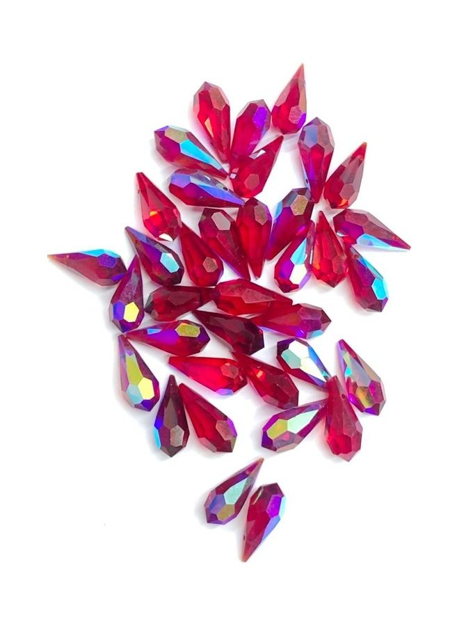 Generic - 36-Piece Drop Shaped Glass Crystal - Image 1