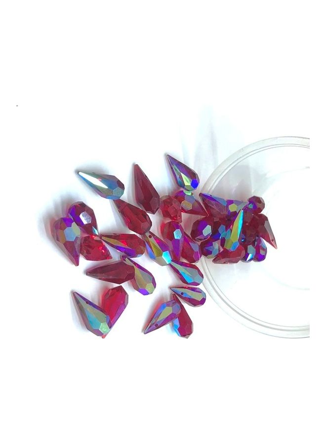 Generic - 36-Piece Drop Shaped Glass Crystal - Image 1