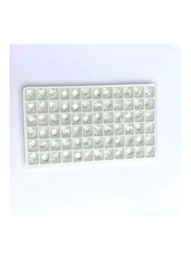 Generic 72-Piece Drop Shaped Glass Crystal  - Image 1