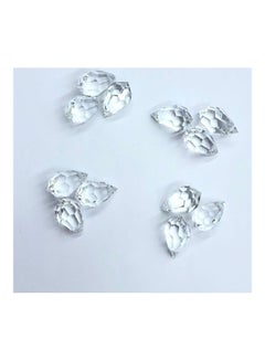 Generic 12-Piece Drop Shaped Glass Crystal 