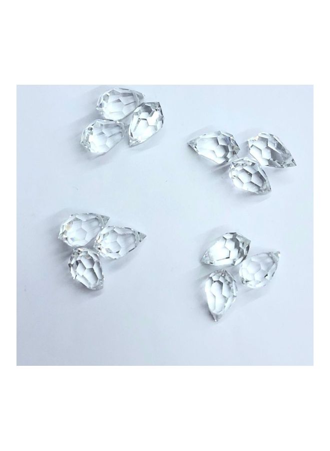Generic - 12-Piece Drop Shaped Glass Crystal - Image 1