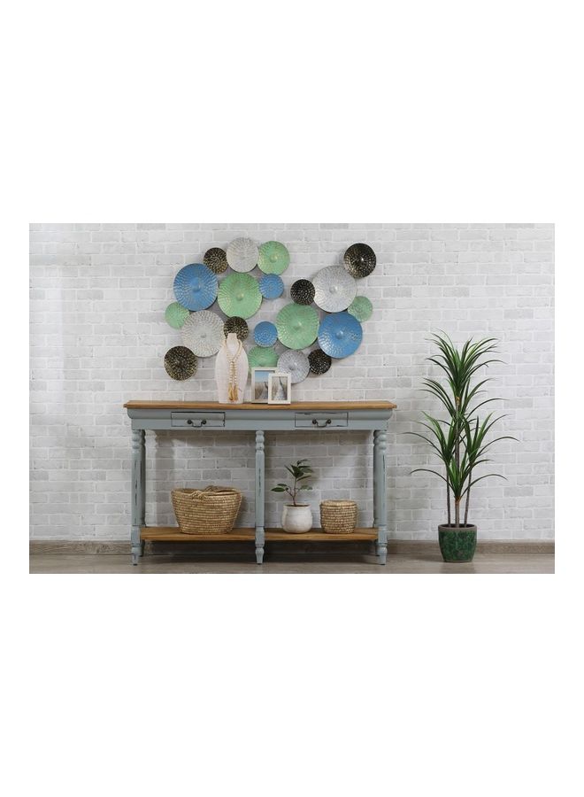 Pan Home - Zoilian Console Table Brown/Grey 44x91x155cm - Image 1