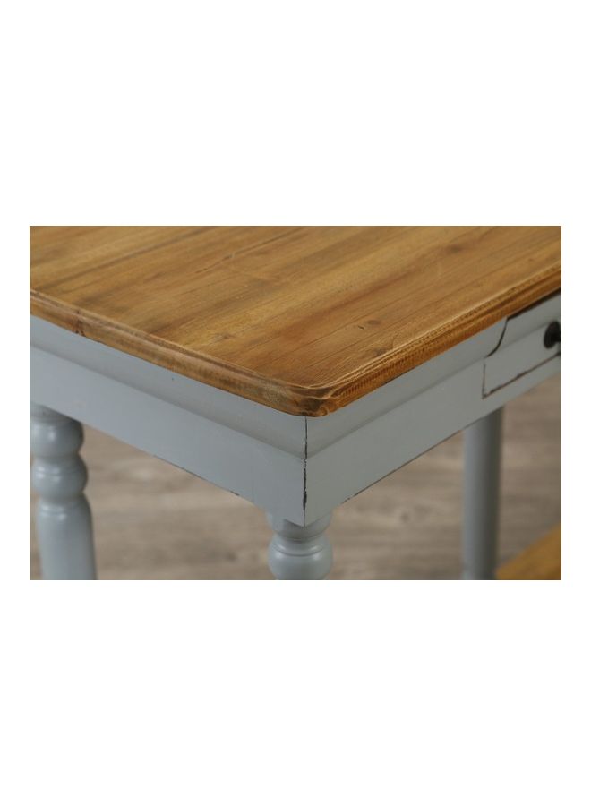 Pan Home - Zoilian Console Table Brown/Grey 44x91x155cm - Image 1