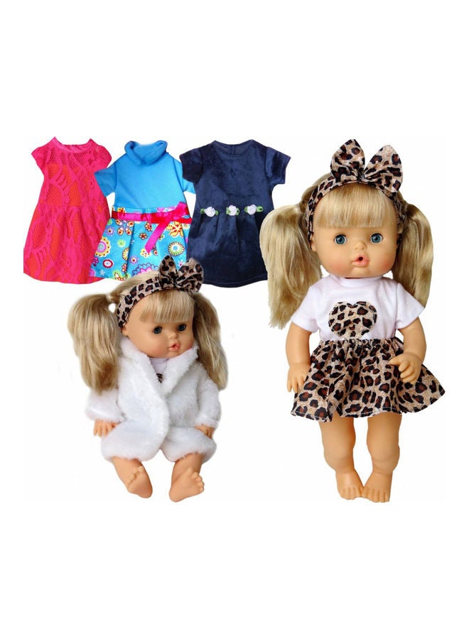 Bambolina Baby Nena Fashion Doll With 3 Extra Dress - Image 2