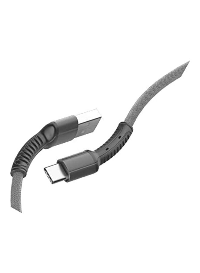 LDNIO USB To Type-c Data Sync And Charging Cable Grey - Image 2