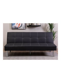 Heleson 3 Seater Sofa Bed Black 80x81x180cm