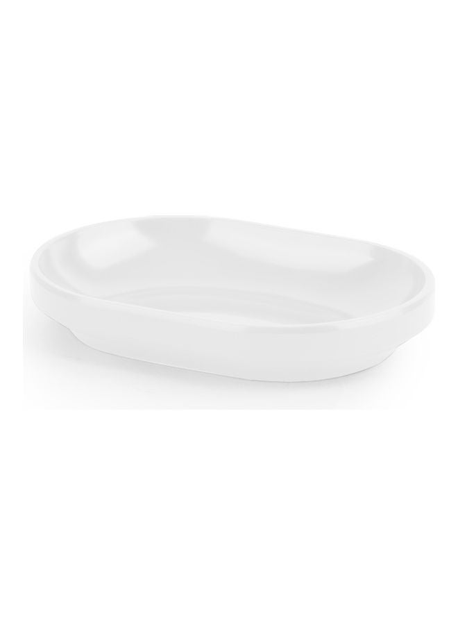 امبرا طبق صابون ستيب أبيض 15x10x3سم  - Image 1