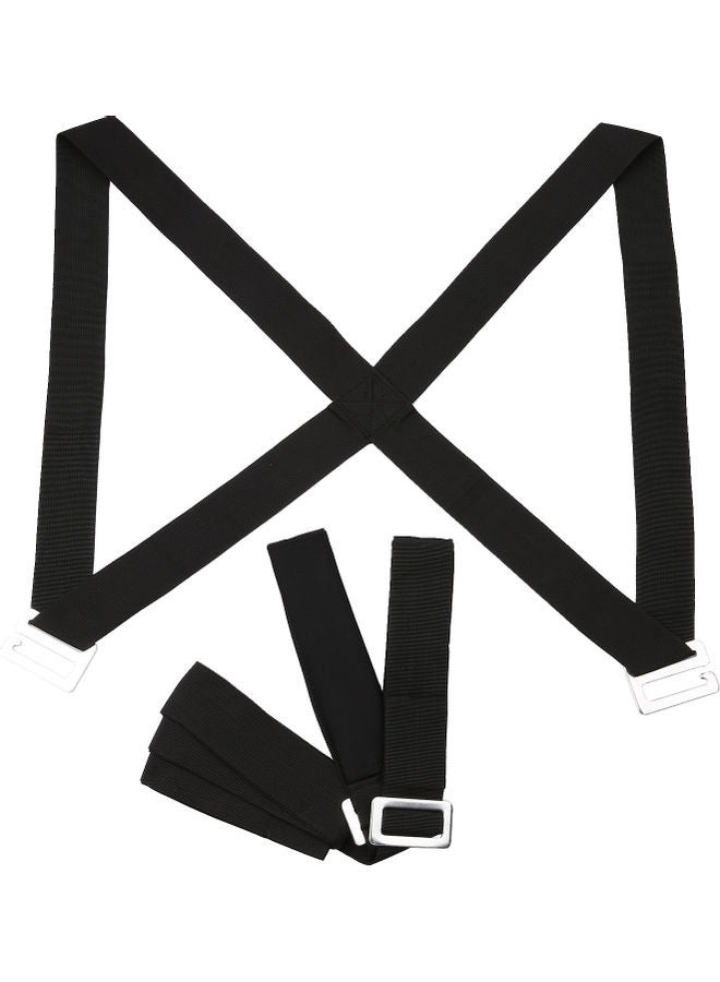 Adjustable Shoulder Straps Black 19 x 6cm