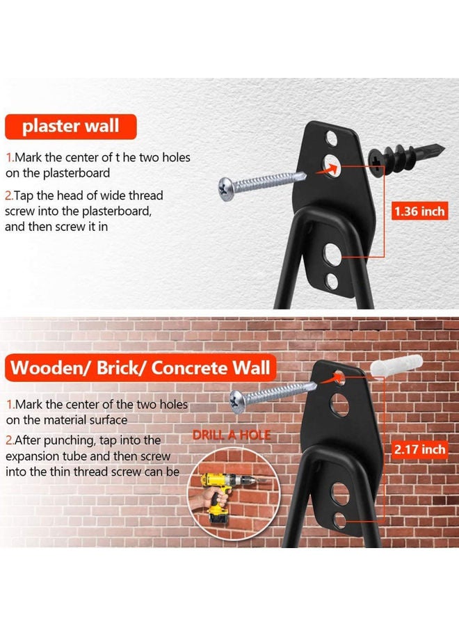 12-Piece Garage Hooks With Accessories Orange/Black  - Image 2
