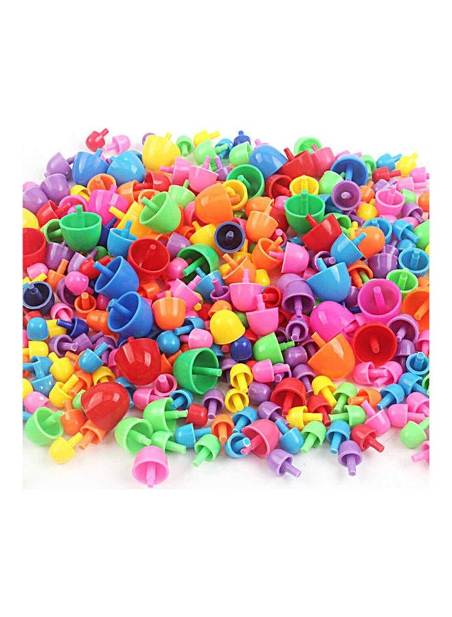 أميرتير لعبة أوتاد تثبيت على شكل عيش الغراب مع لوحة تثبيت الأوتاد مكونة من 296 قطعة - Image 3