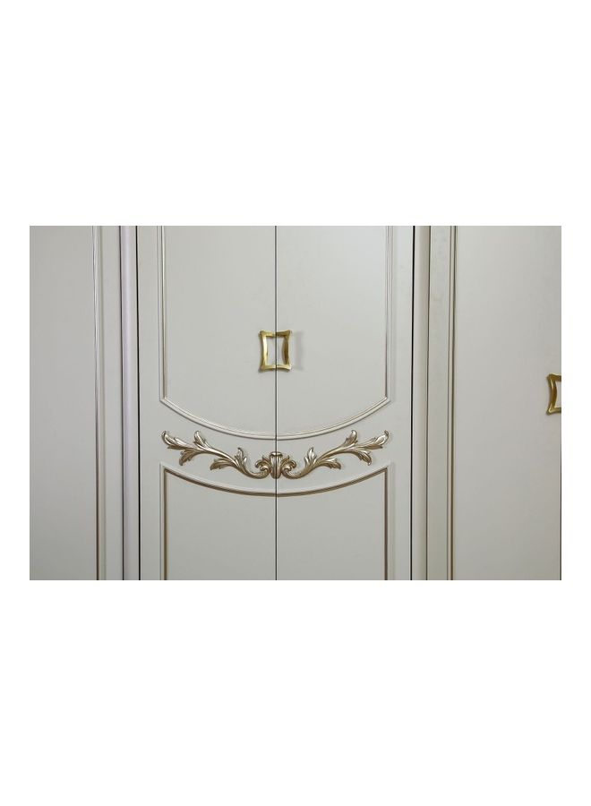 بان هوم  خزانة ملابس هاينريش بستة أبواب أبيض 60x226x274سم  - Image 5