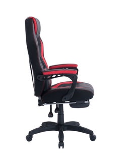 Blitzed Gaming Chair Racing Style With Retractable Footrest Red/Black 130x66x16cm  - Image 3