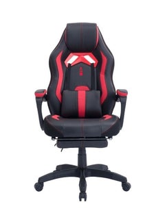 Blitzed Gaming Chair Racing Style With Retractable Footrest Red/Black 130x66x16cm  - Image 1