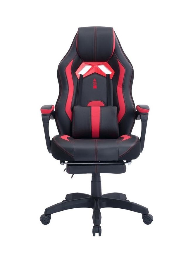 Blitzed Gaming Chair Racing Style With Retractable Footrest Red/Black 130x66x16cm - Image 1