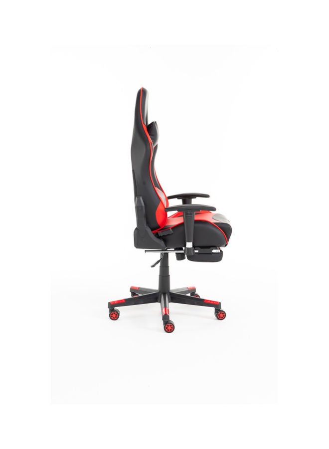 Blitzed Gaming Chair Racing Style With Retractable Footrest Red/Black 135x74x21cm - Image 3