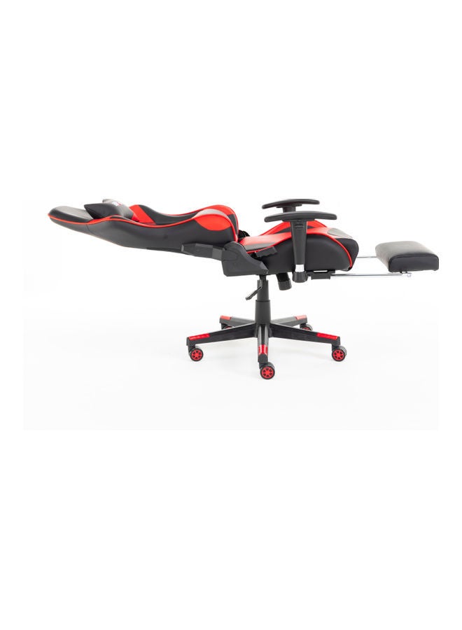 Blitzed Gaming Chair Racing Style With Retractable Footrest Red/Black 135x74x21cm - Image 4